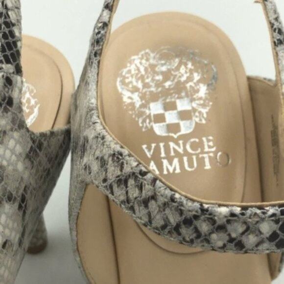 Vince Camuto Womens Python Print Sandals Size 7.5 - Picture 3 of 7